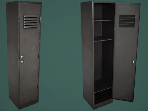 Armadietto della palestra della scuola grande Modello 3D