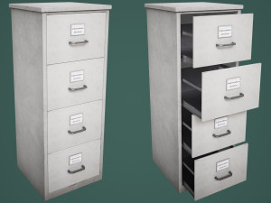 File Cabinet Model 3D