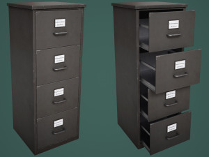 File Cabinet Model 3D