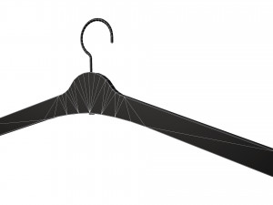 Set of 5 Cloth Hangers 3D Модель