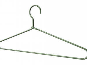 Set of 5 Cloth Hangers 3D Модель