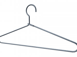 Set of 5 Cloth Hangers 3D Модель