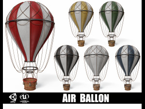 Hot Air Ballon 3D Модель