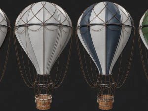 Hot Air Ballon 3D Model