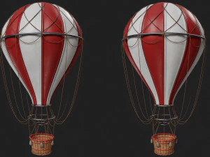 Hot Air Ballon 3D Model