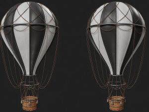 Hot Air Ballon 3D Model