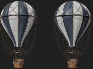 Hot Air Ballon 3D Model