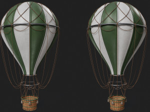 Hot Air Ballon Model 3D