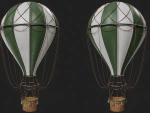 Hot Air Ballon 3D Model