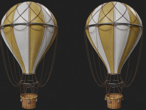 Hot Air Ballon Model 3D