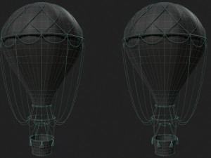 Hot Air Ballon Model 3D