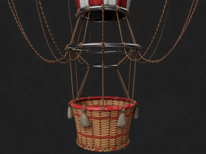 Hot Air Ballon 3D Model