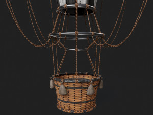 Hot Air Ballon Model 3D