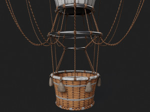 Hot Air Ballon Model 3D