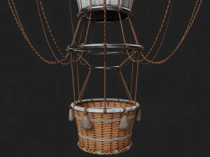 Hot Air Ballon 3D Model