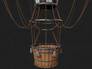 Hot Air Ballon 3D Model