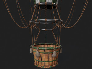 Hot Air Ballon Model 3D