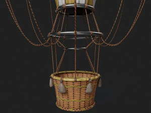 Hot Air Ballon 3D Model
