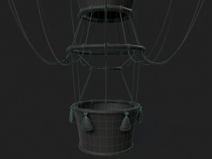 Hot Air Ballon Model 3D