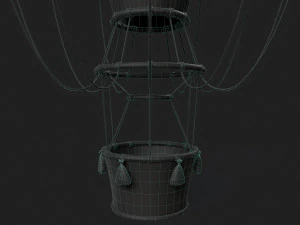 Hot Air Ballon 3D Model