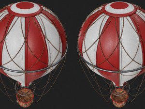 Hot Air Ballon Model 3D