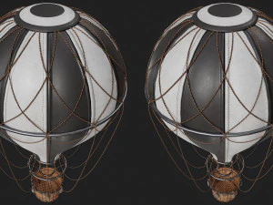 Hot Air Ballon 3D Model