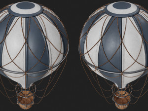 Hot Air Ballon Model 3D