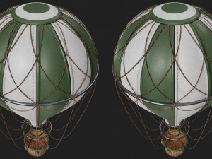 Hot Air Ballon Model 3D
