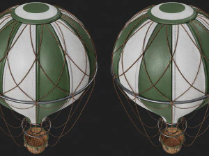 Hot Air Ballon 3D Model