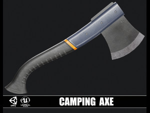 Camping Axe Modelo 3D