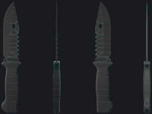 Camping Knife 3D-Modell
