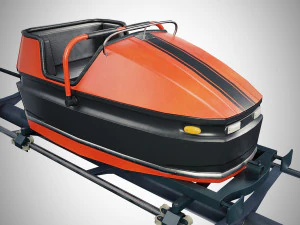 Carrello delle montagne russe Modello 3D