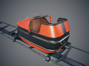 Roller Coaster Cart 3D Model
