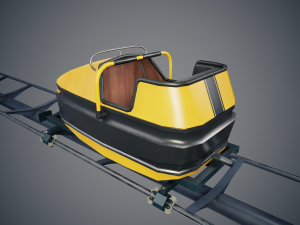 Roller Coaster Cart 3D Model
