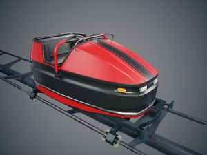 Roller Coaster Cart 3D Model