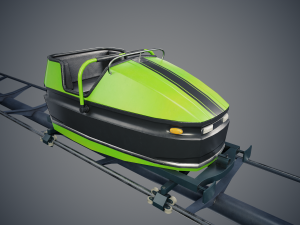 Roller Coaster Cart 3D Model