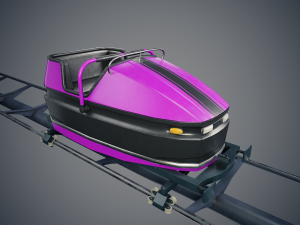 Roller Coaster Cart 3D Model