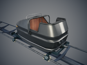 Roller Coaster Cart 3D Model