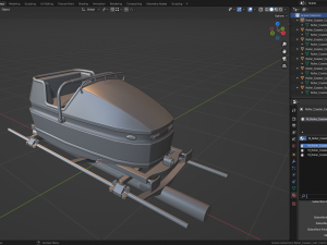 Roller Coaster Cart 3D Model