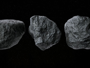 Set of 22 Asteroids 3D 모델