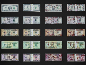 American Paper Money 3D मॉडल