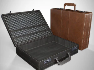 Cartella da ufficio in pelle Modello 3D