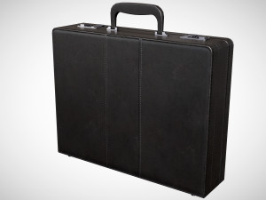 Office Leather Briefcase 3Dモデル