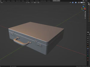Cartella da ufficio in pelle Modello 3D