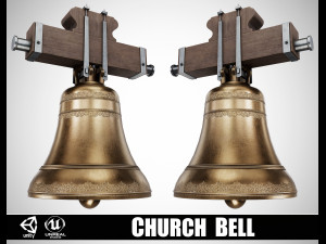 Church Bell 3D Модель