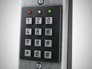 Keypad Lock 2 3D Model