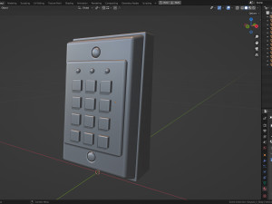 Keypad Lock 2 3D Model