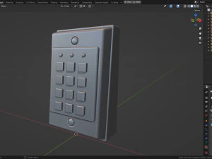 Tastatursperre 2 3D Modell