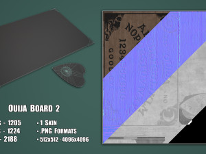 Spirit Board - Ouija 2 Modèle 3D