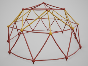 Painted Playground Dome 3D Model